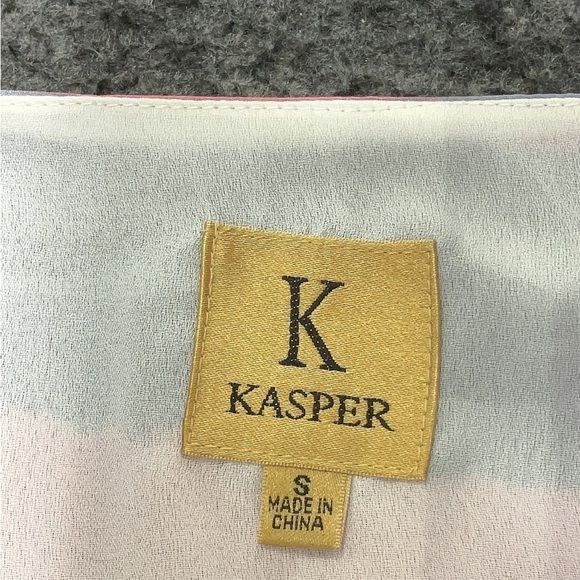 Kasper Sleeveless Stripe Blouse l SIZE S - Picture 4 of 5